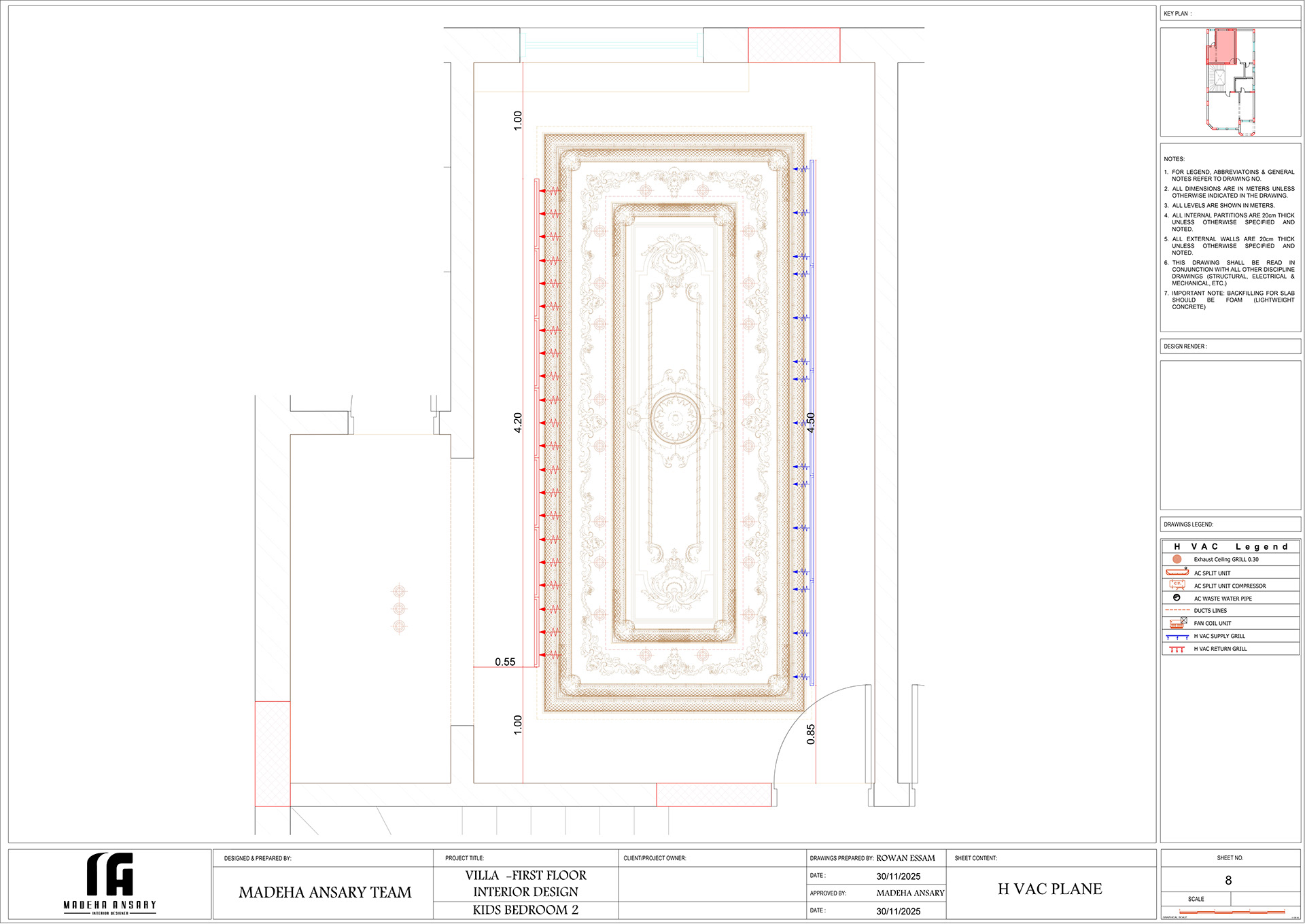 CLASSIC KIDS BEDROOM - DRAWINGS-5
