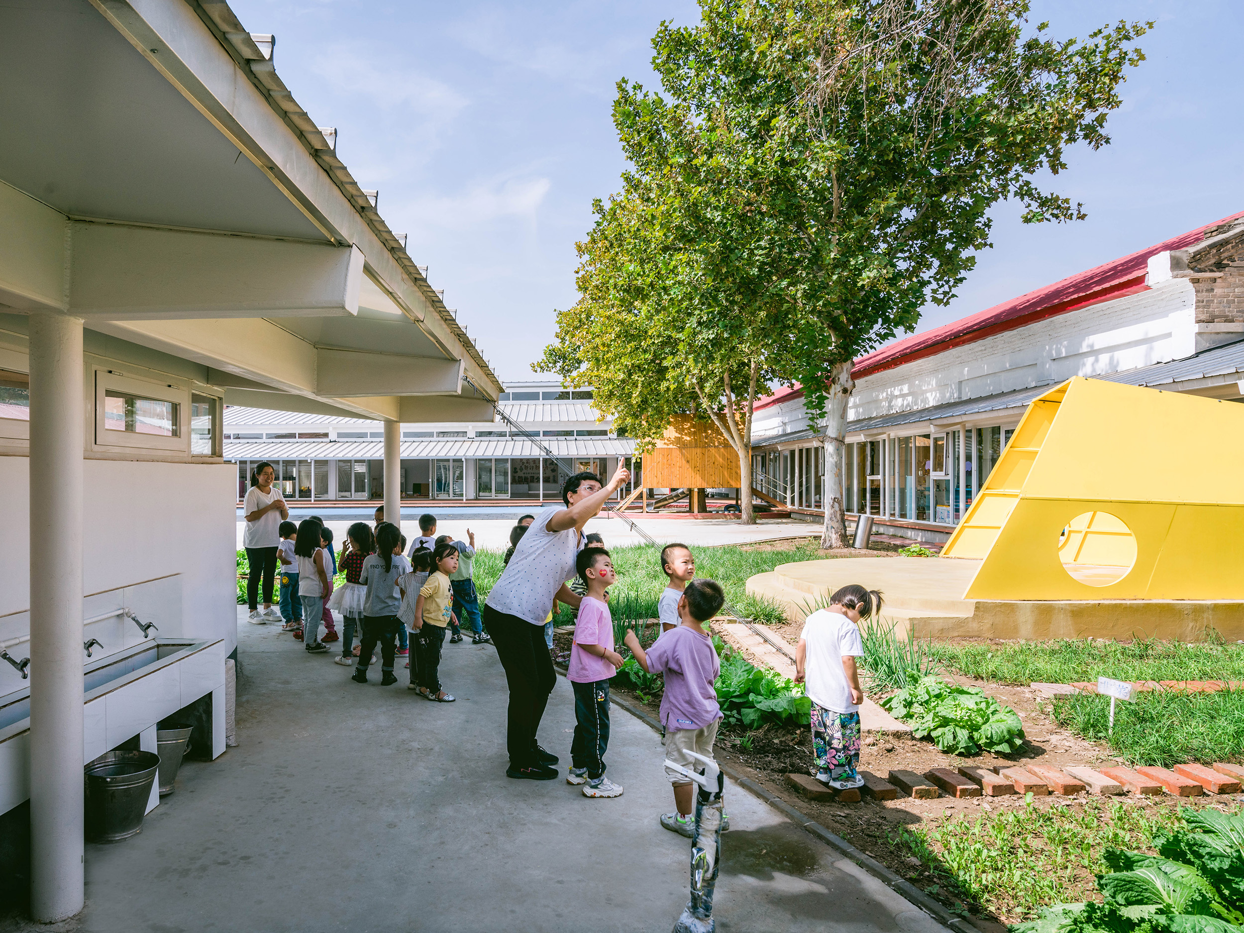 探学环  献县阳光幼儿园:环廊将新旧空间串联丨中国河北丨众建筑-81