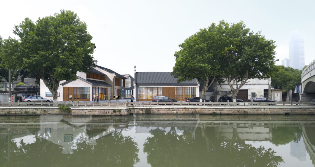 古运河中萃北地块酒店商业项目丨合筑设计-11