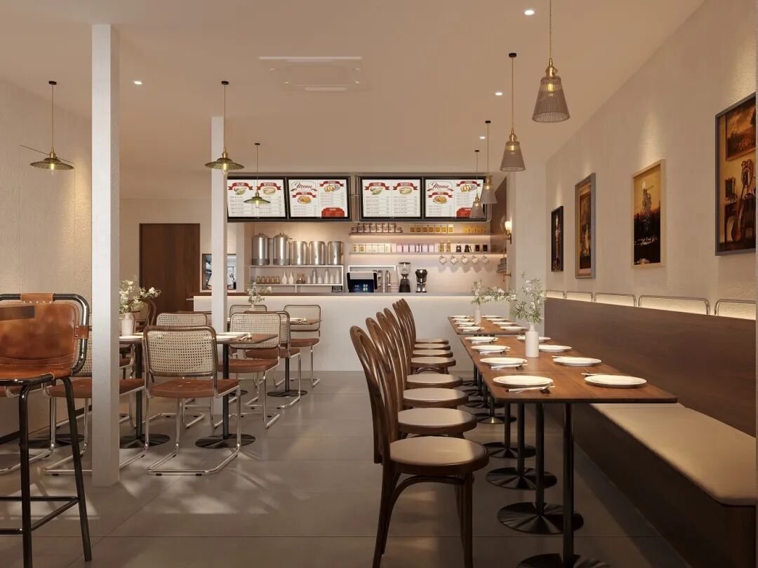 椿兰意茶餐厅丨中国广州丨广州格梵装饰-10