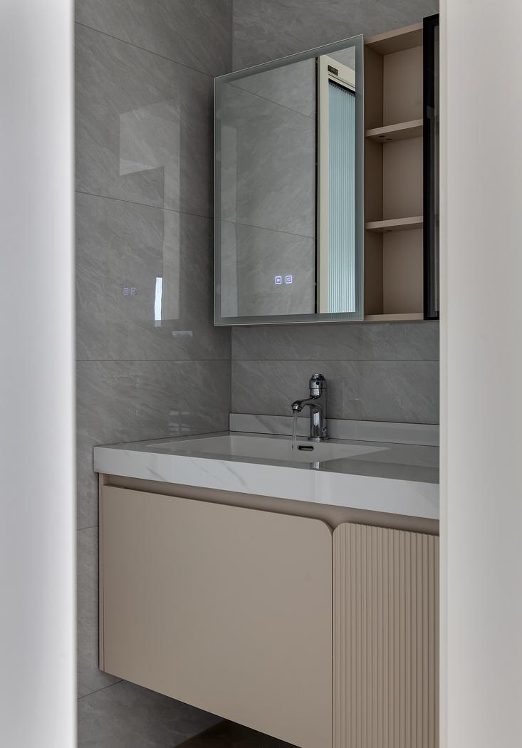 极致清新白+温馨奶咖色丨俏业家装饰-55