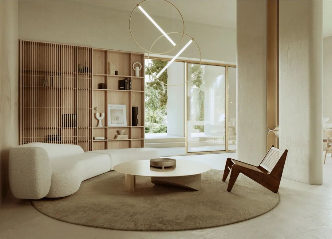 现代米色客厅设计 40 例，时尚元素打造惊艳空间-30