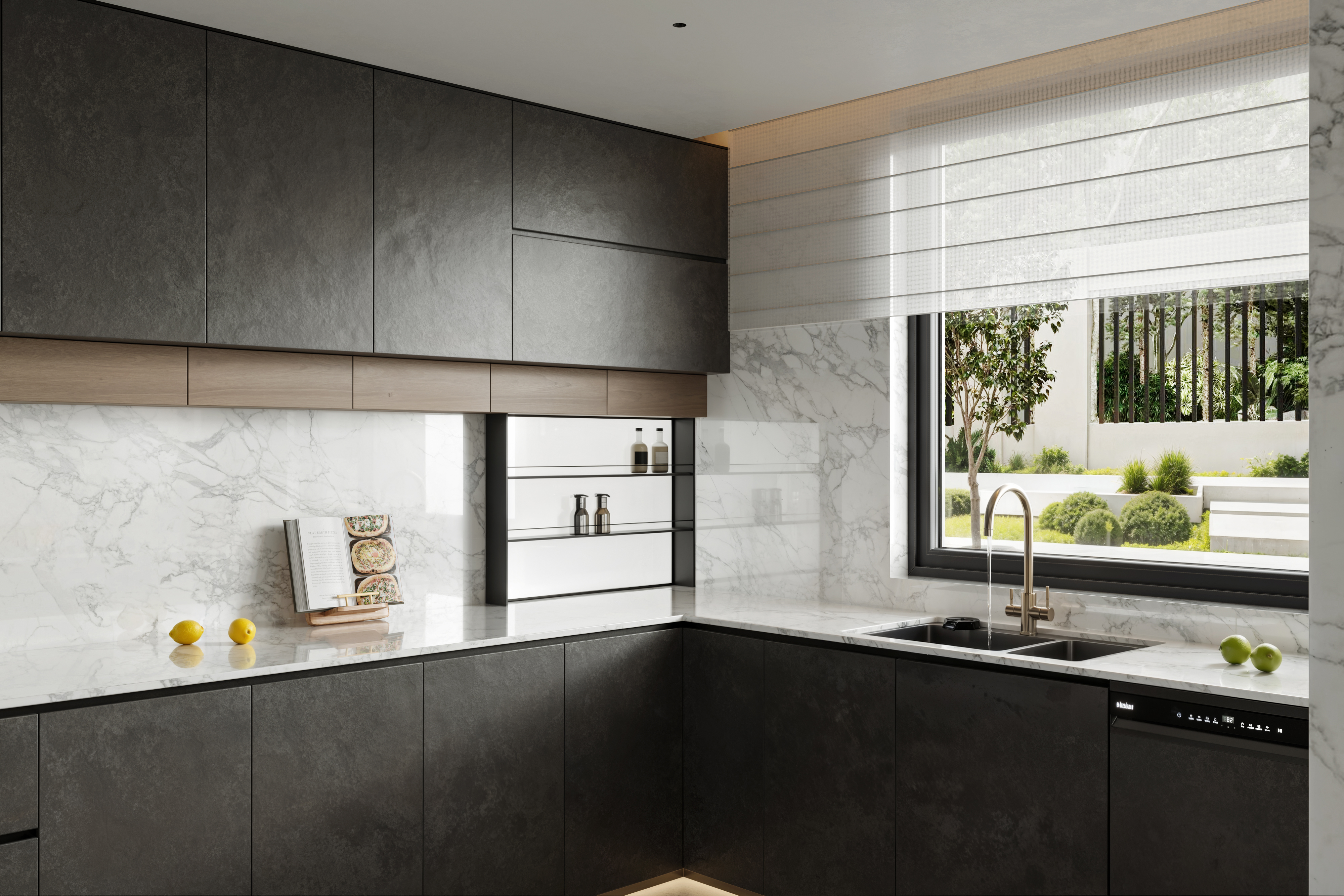 黑白灰别墅 黑白灰 现代别墅-10