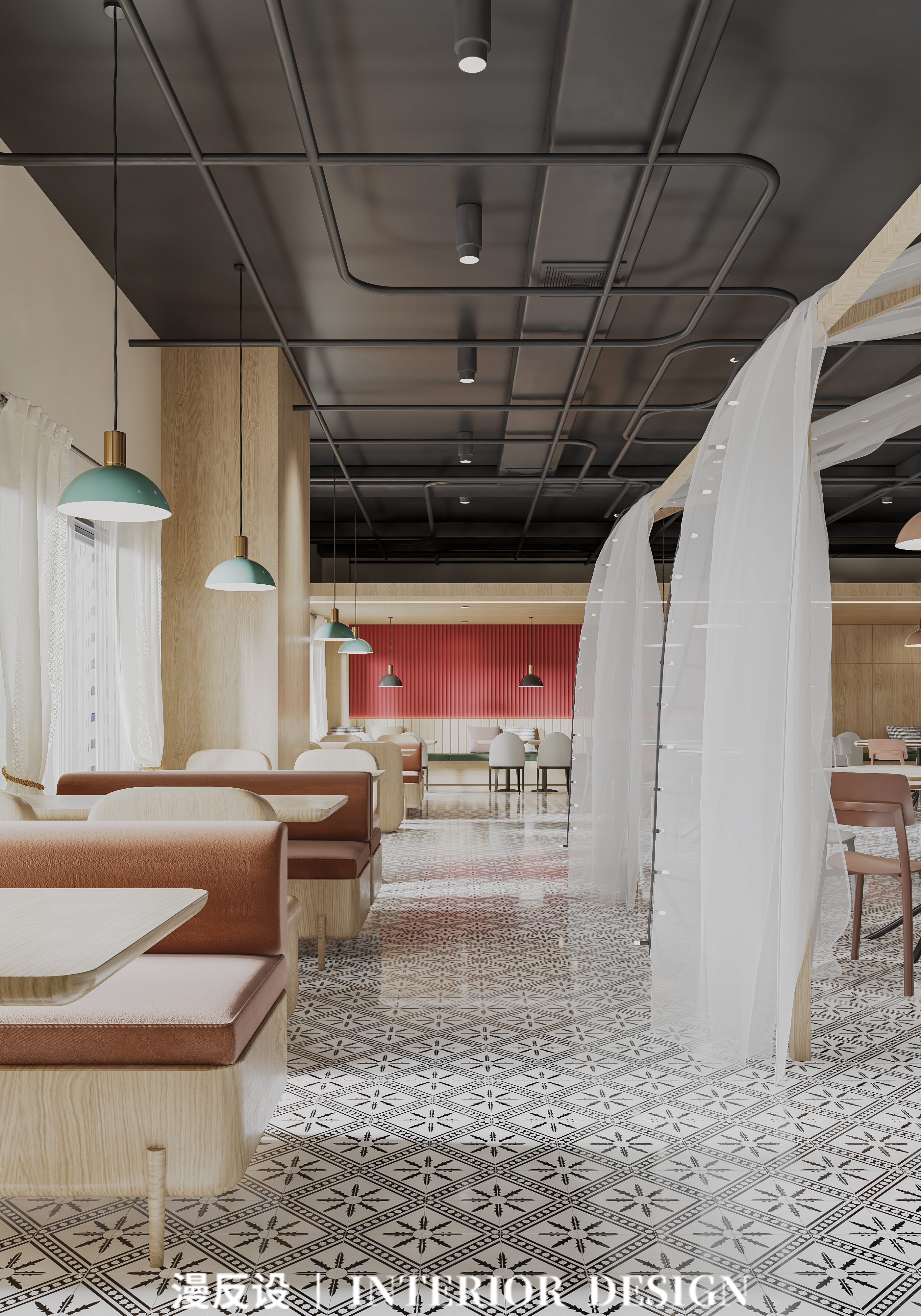 武汉漫反设空间设计 | 饮食与浪漫的完美融合-7