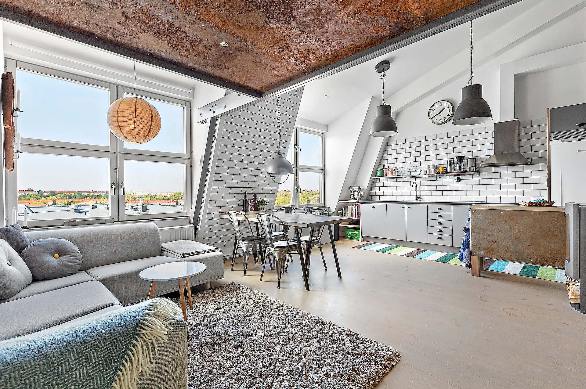 纽约风格工业风公寓设计-12