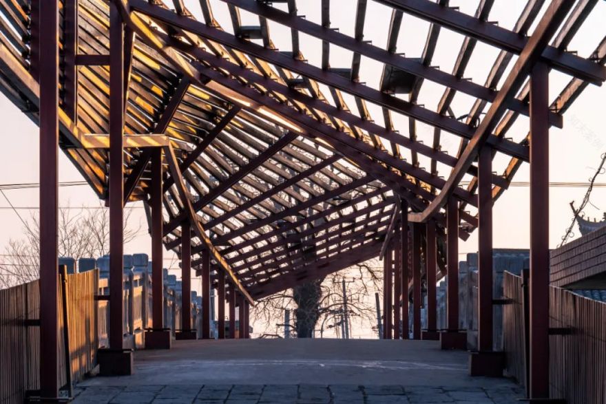 常熟沙家浜时光小镇人行天桥设计丨中国苏州丨深圳华汇设计X⁺ STUDIO-52