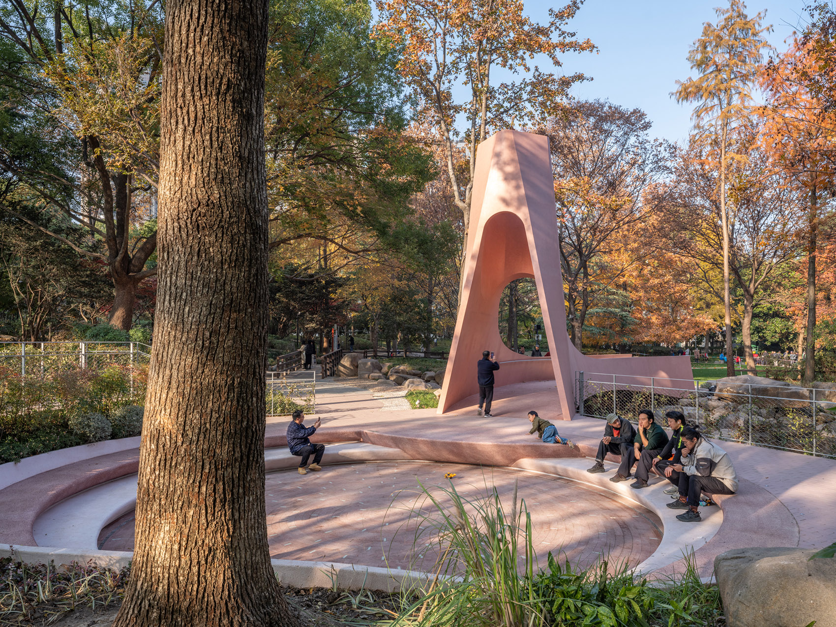 上海华山绿地步行桥（囍桥）丨中国上海丨HCCH合尘建筑-42