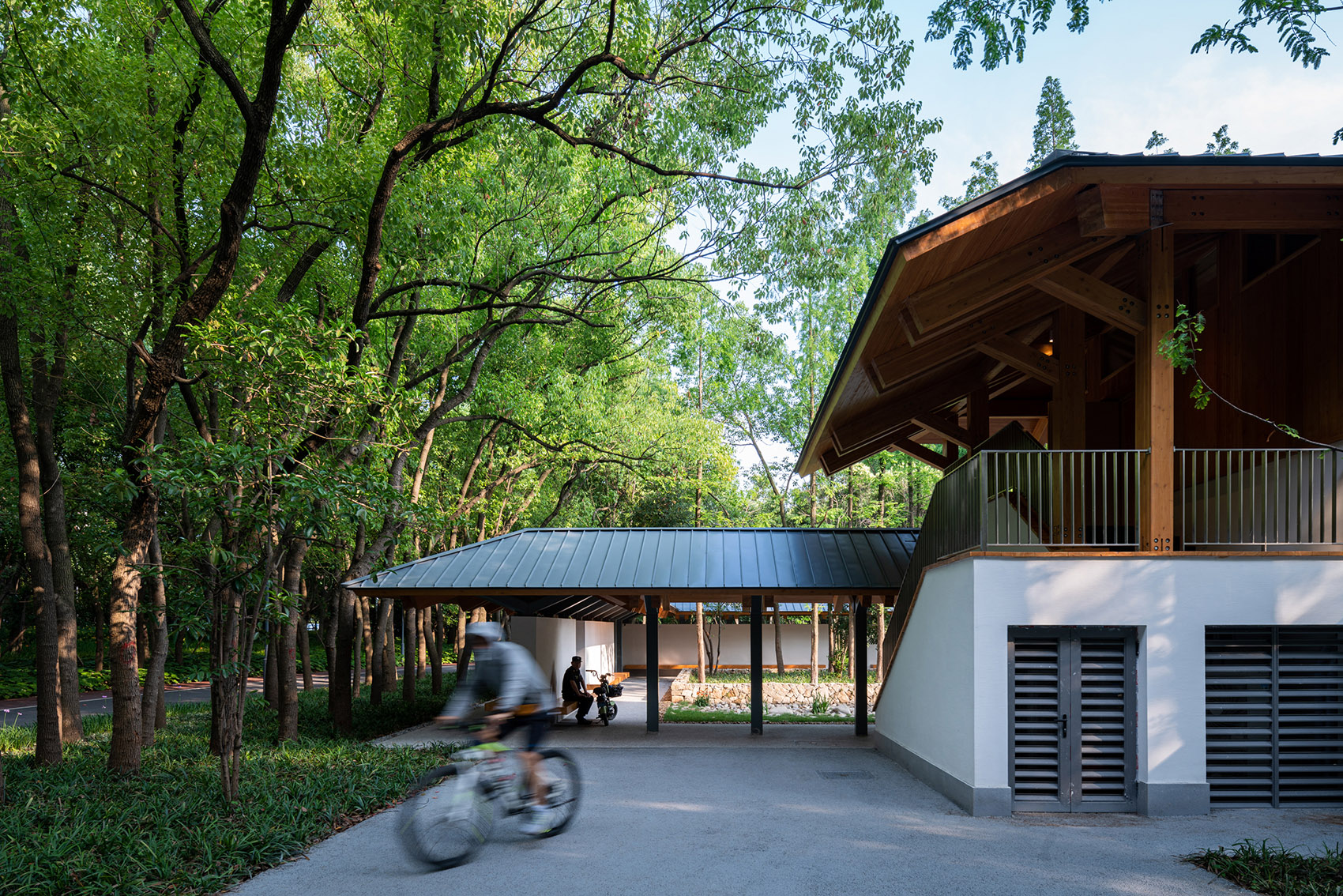 长宁外环生态公园带市民服务驿站丨中国长宁丨致正建筑工作室,冶是建筑-43