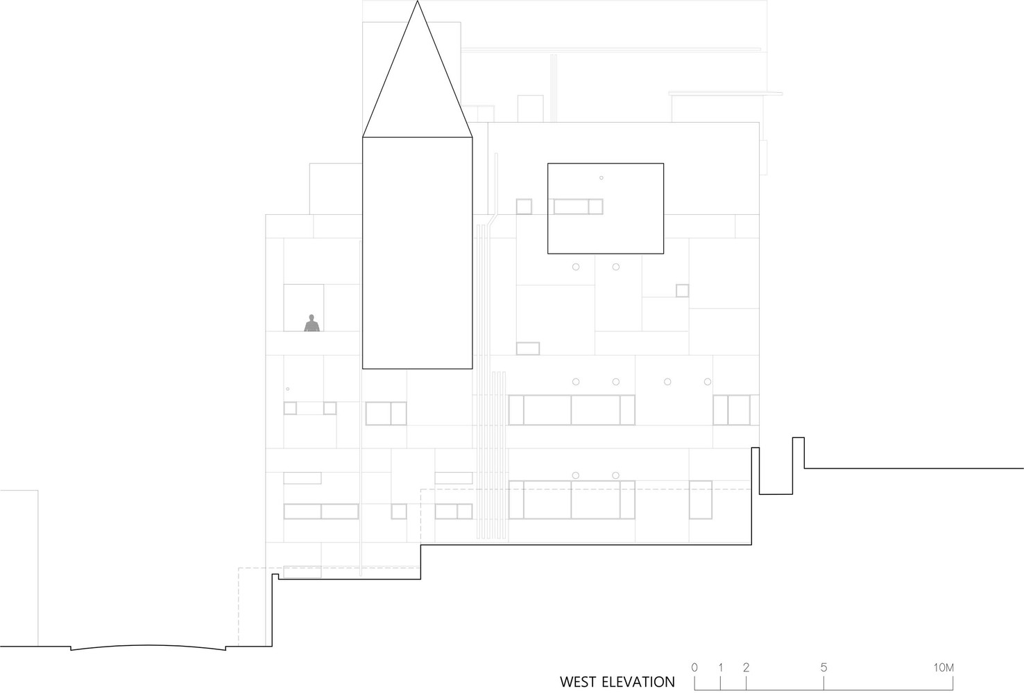 Aquarius Pyramid House | 韩国顶级影星的纪念碑式住宅设计-48