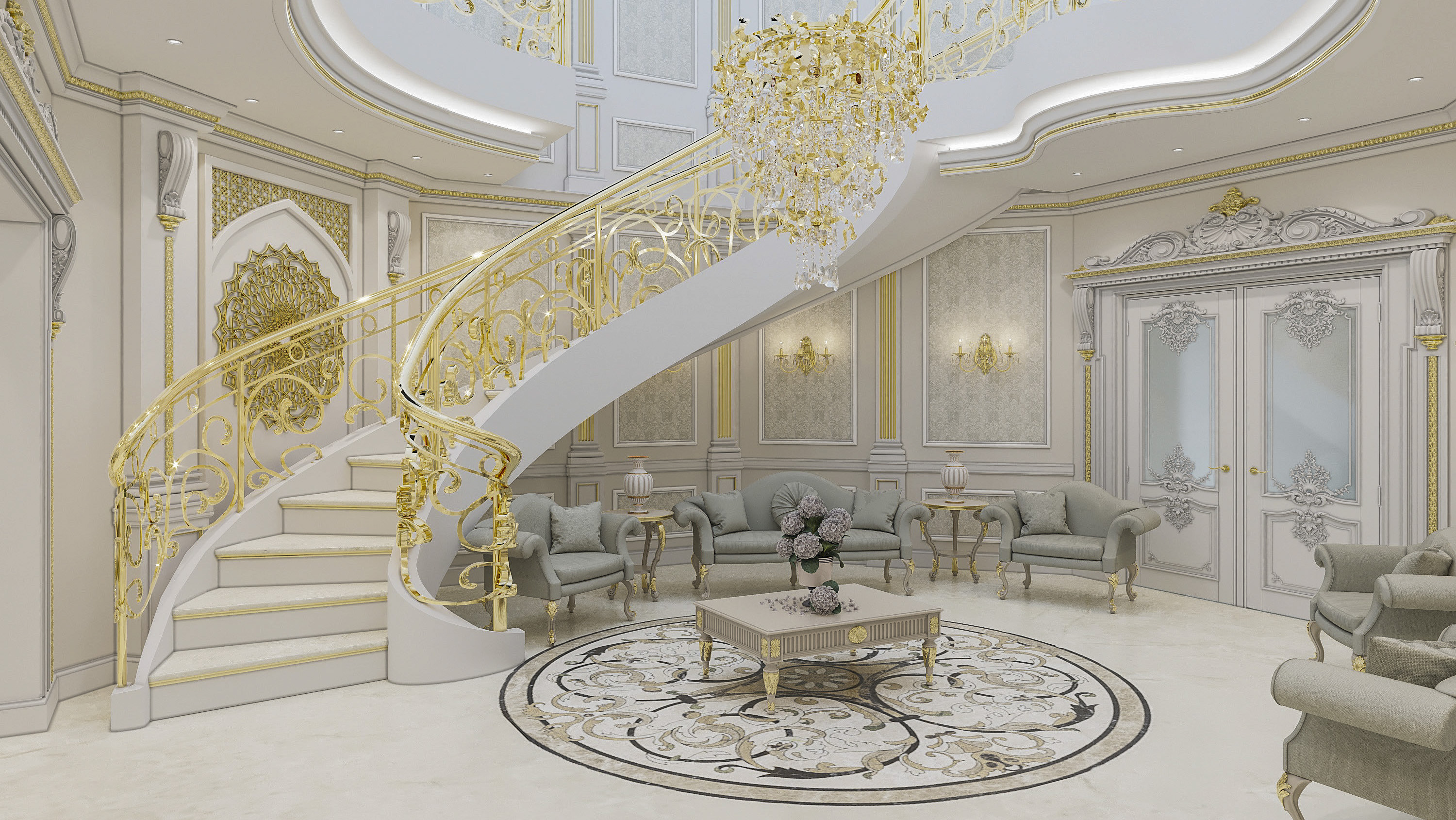 Arabic Majlis and Hall Interior Deisign!-6