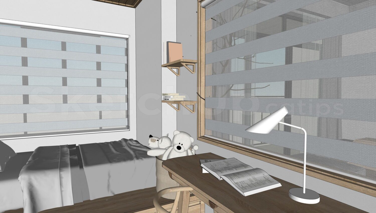 Sketchup公寓模型丨Compa Academy-9