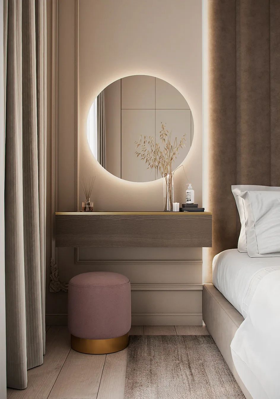 85㎡现代轻奢三居室设计丨Alexander Bocharov-18