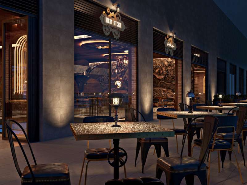 蒸汽厨房餐厅丨沙特阿拉伯利雅得丨4SPACE-4