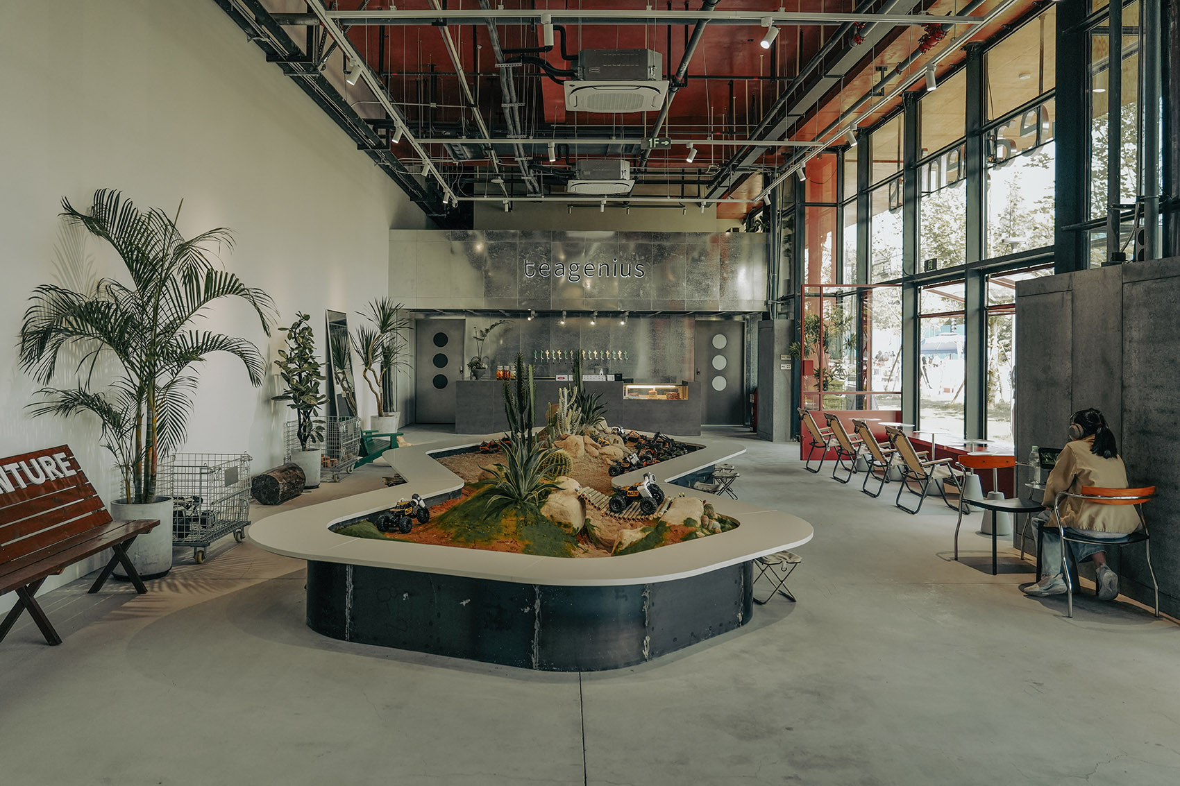 Teagenius新茶饮杭钢遗址公园店丨中国杭州丨微筑设计工作室（Microcosm_Arc Studio）-23