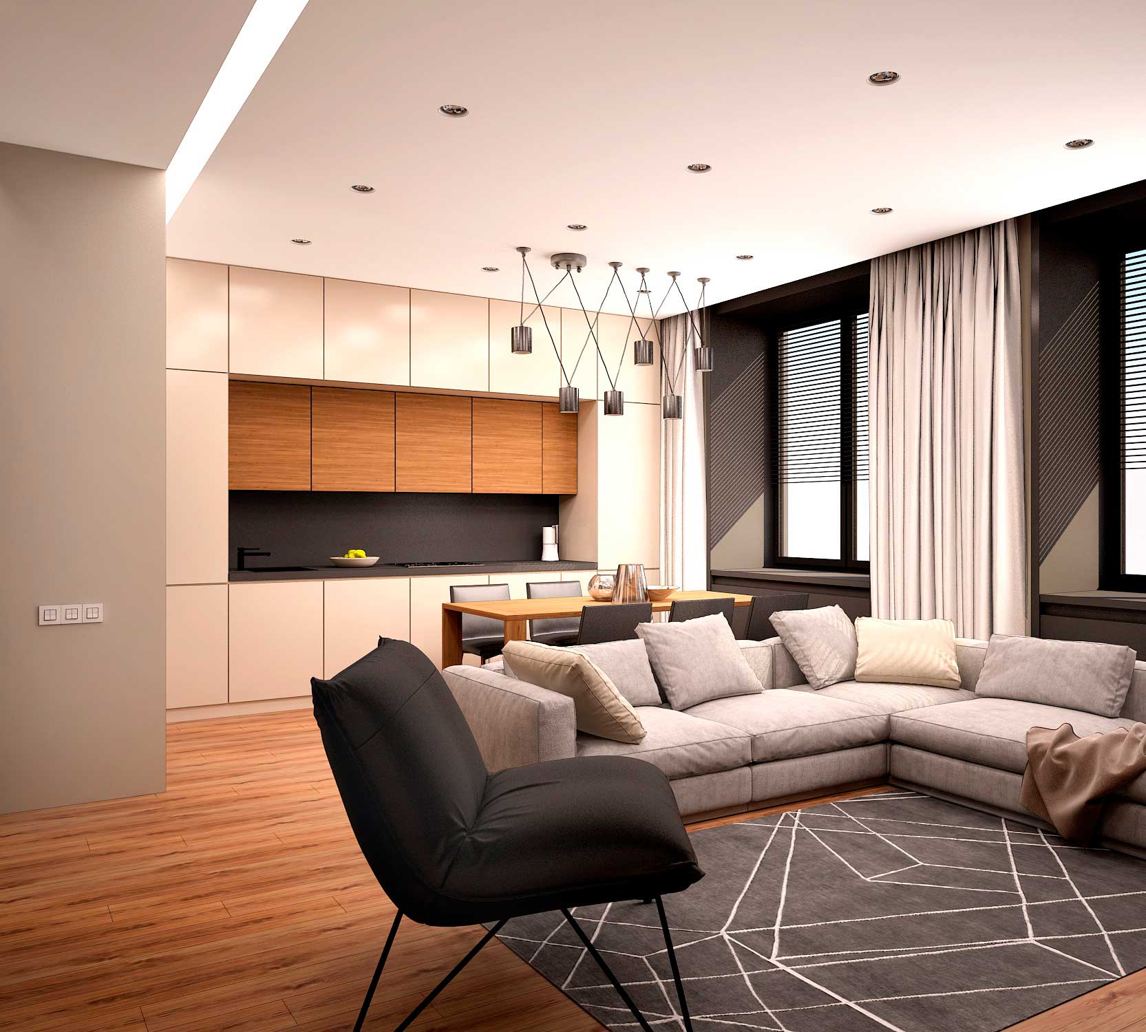 APARTMENT IN RESIDENTIAL COMPLEX “NEVSKIY” | Studio-TA-12