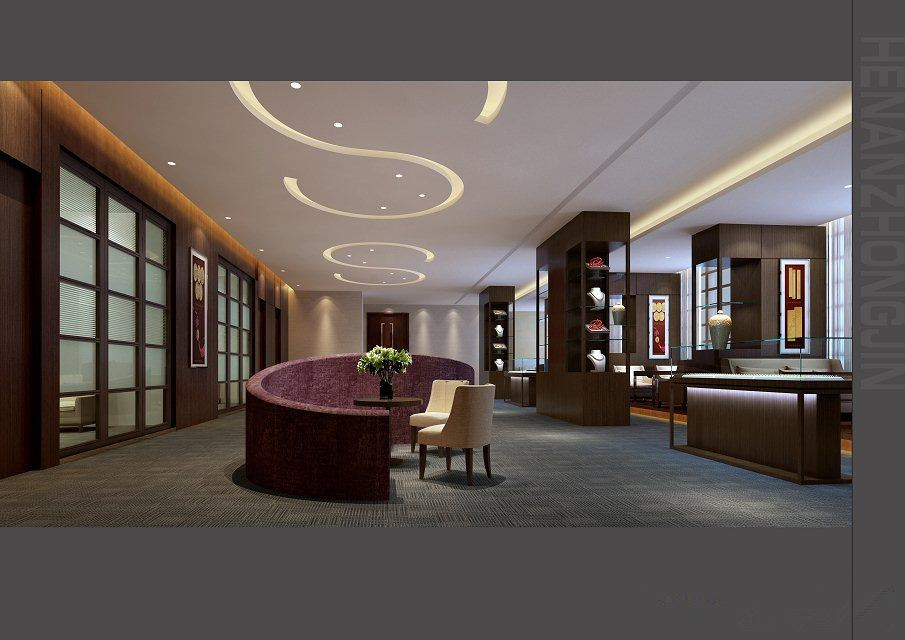 中国黄金店面装修-3