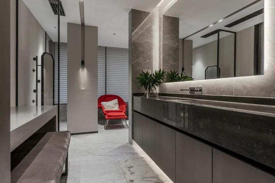 苏州 400㎡暖灰大宅丨中国苏州丨杰 ME 空间设计-46