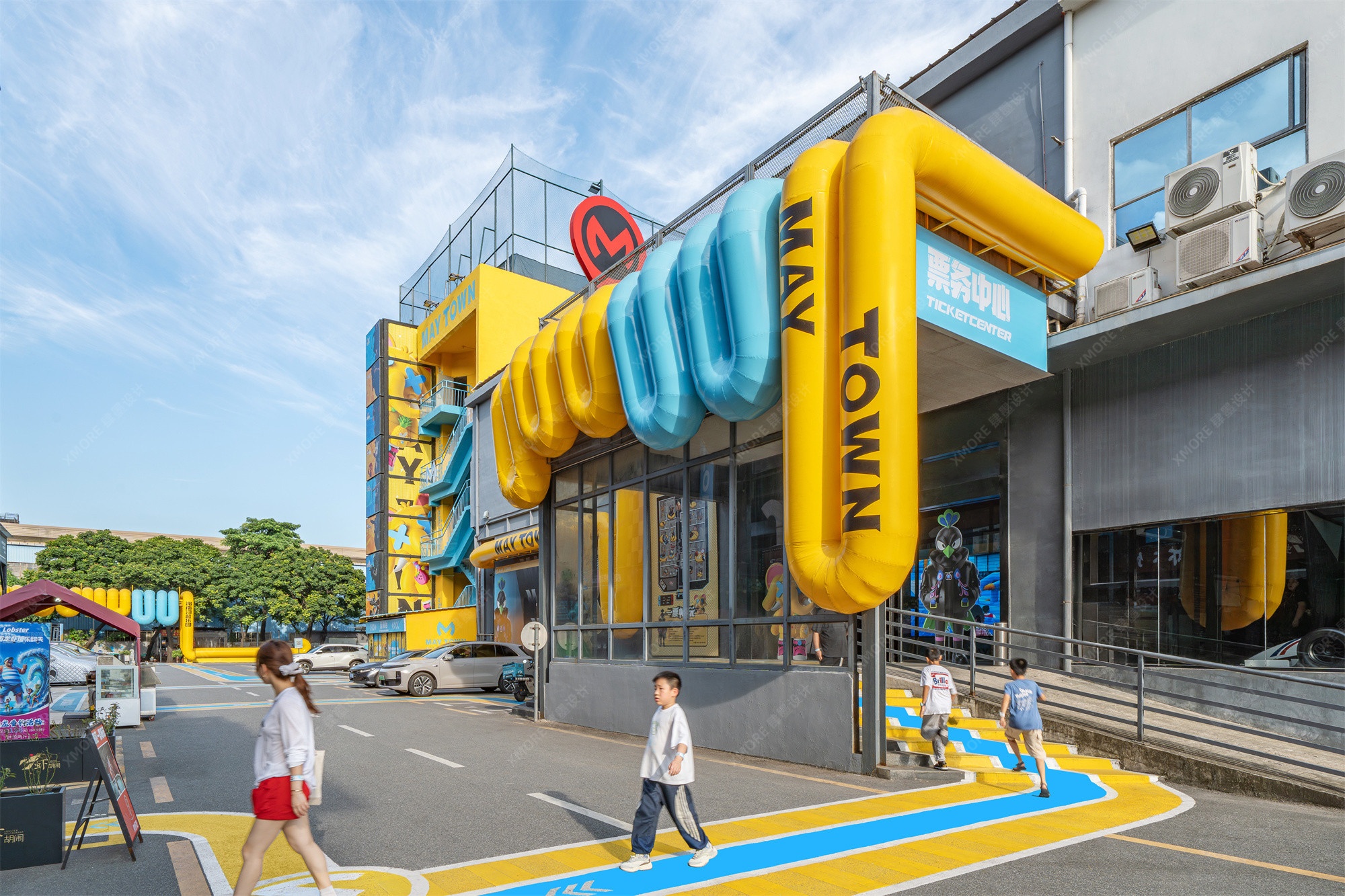 深圳湄南河商业街区美陈设计丨中国深圳丨肆墨商业街区美陈设计公司-22