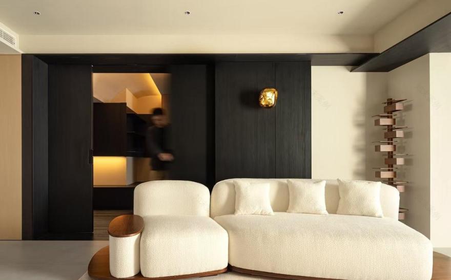 灯光,建筑的血液丨四室改两室丨极简-16