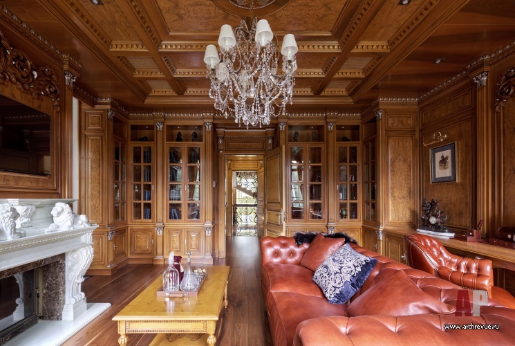 580平米经典独栋别墅室内设计丨设计师 Татьяна Цивилева-34