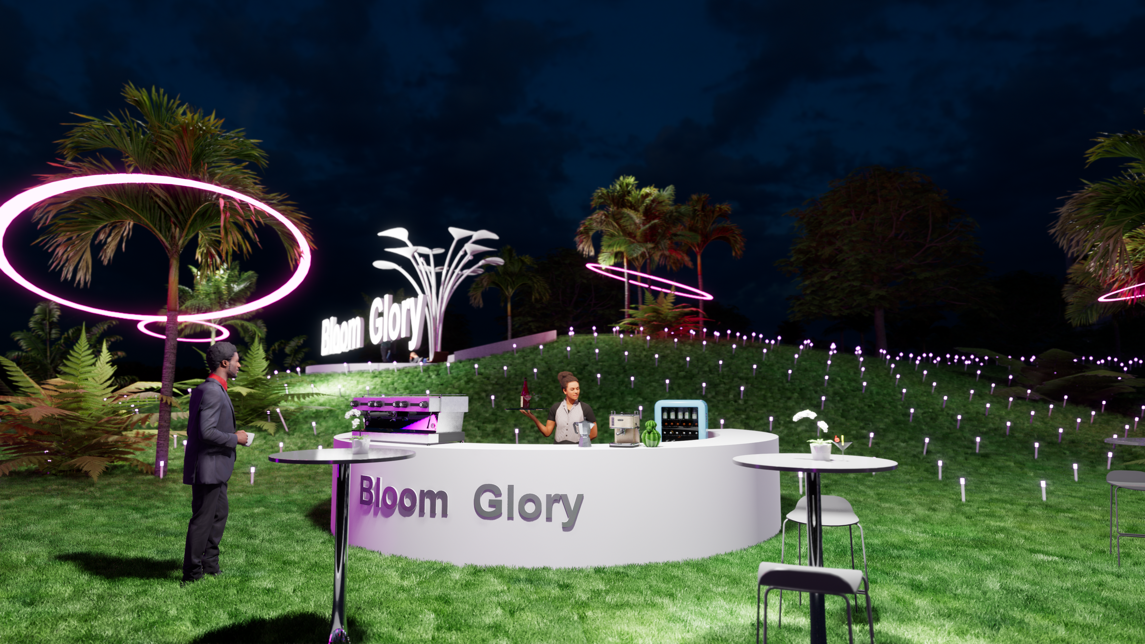 花椒2022 花房之夜年度盛典舞台设计-18