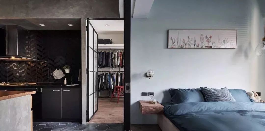 73㎡工业北欧混搭风,粗犷随性与简约优雅的完美结合-35