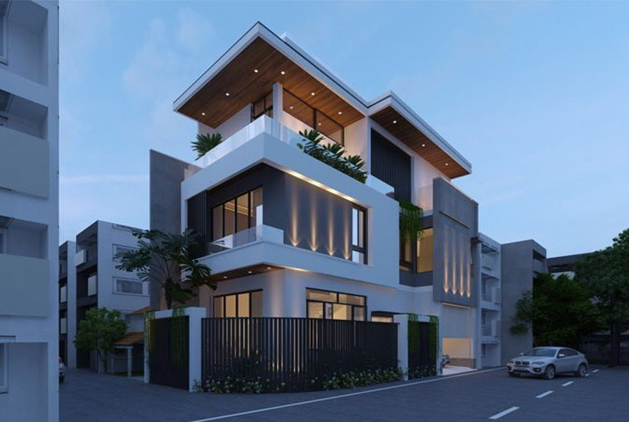 NEOHouse二层临街美观住宅设计-10