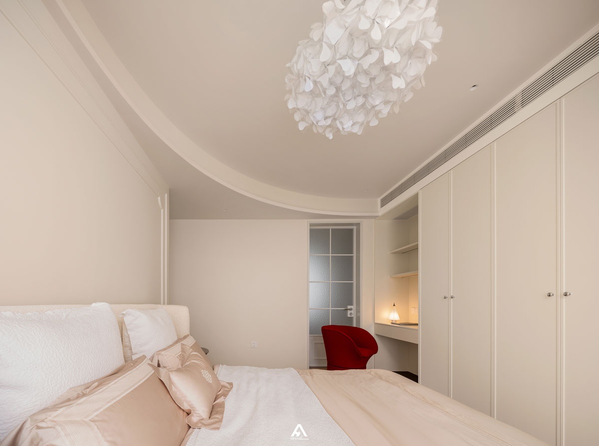 自带清凉感的家,淡彩绿意丨南昌阿鹤设计-24