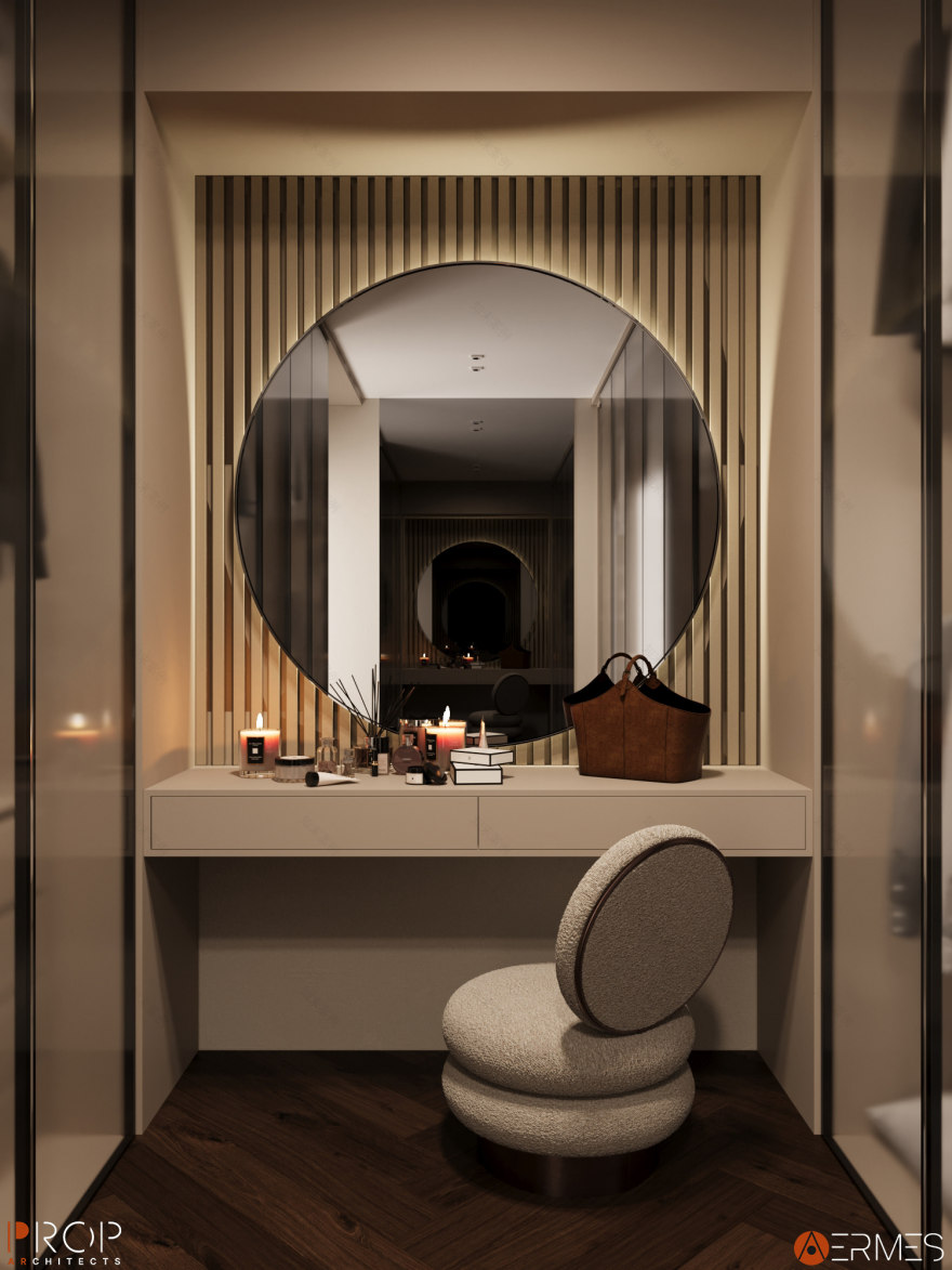 主卧室内设计项目丨沙特阿拉伯丨PROP & AERMES ARCHITECTS-14