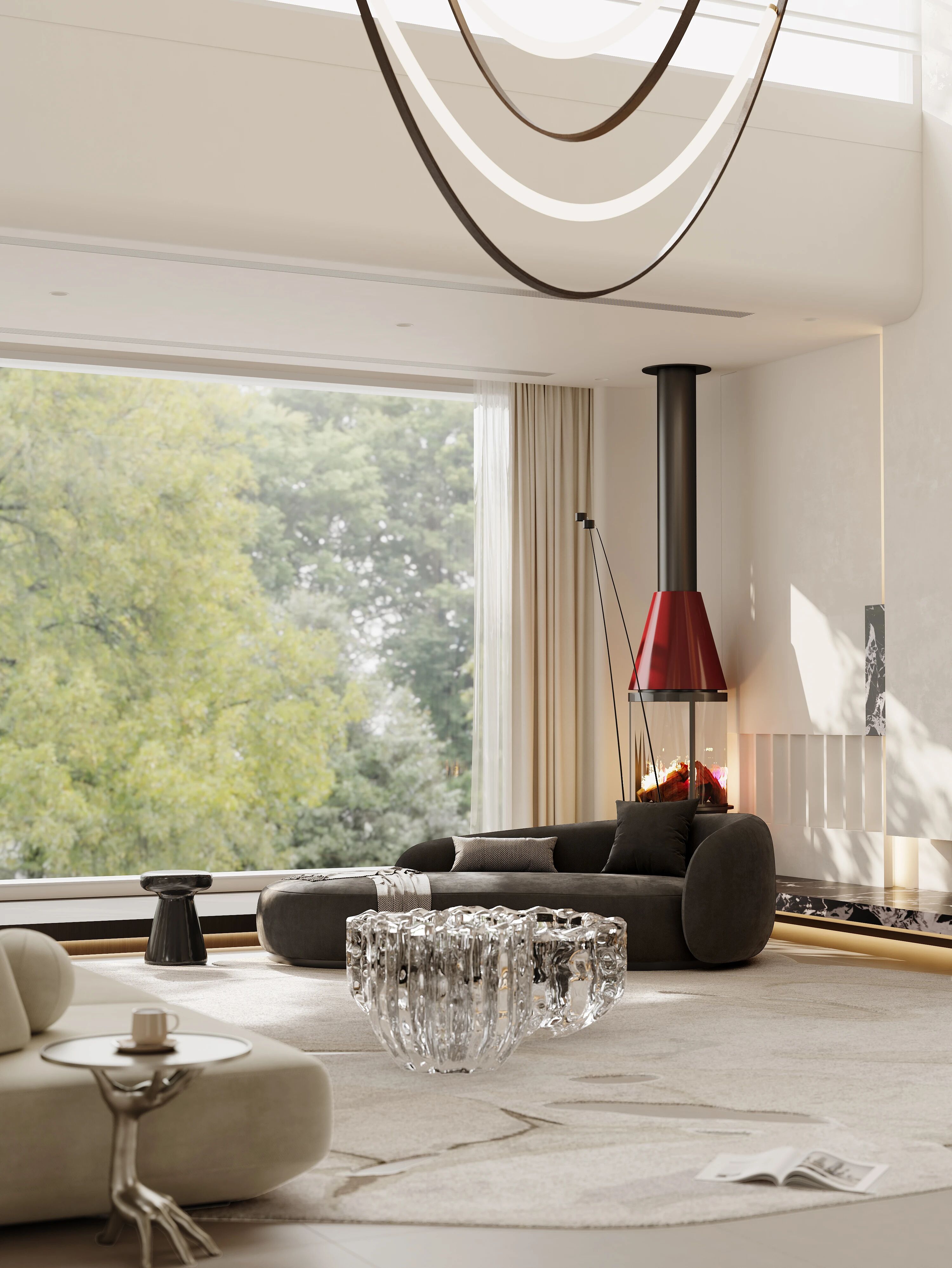 赛维雅/600㎡ 疗愈性别墅设计《漫步云上》丨中国上海丨赛维雅空间设计-17