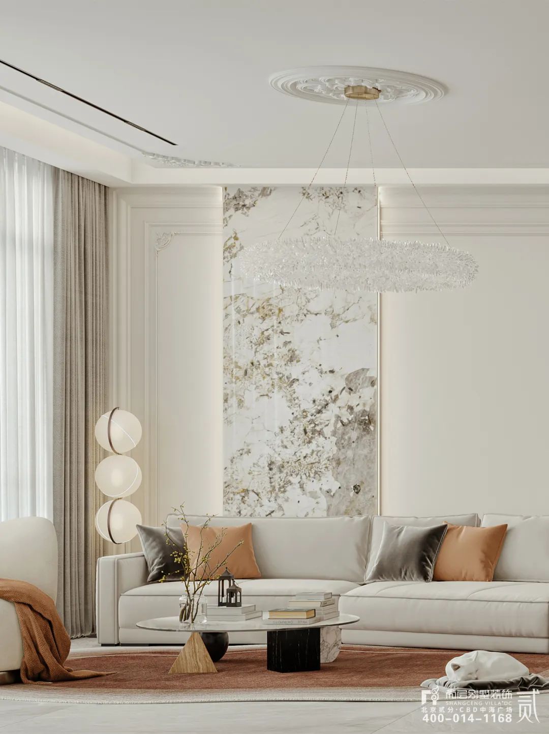 全案整装 | 460㎡现代法式，隔绝外界嘈杂，尽享松弛生活，浪漫人生！-34