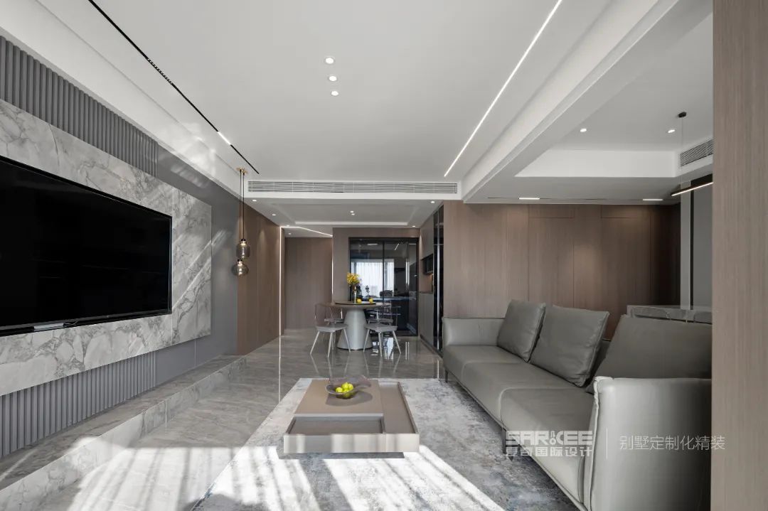 现代极简风精装房改造 · 时代城 130㎡优雅舒适家居设计丨无锡夏奇国际设计-23