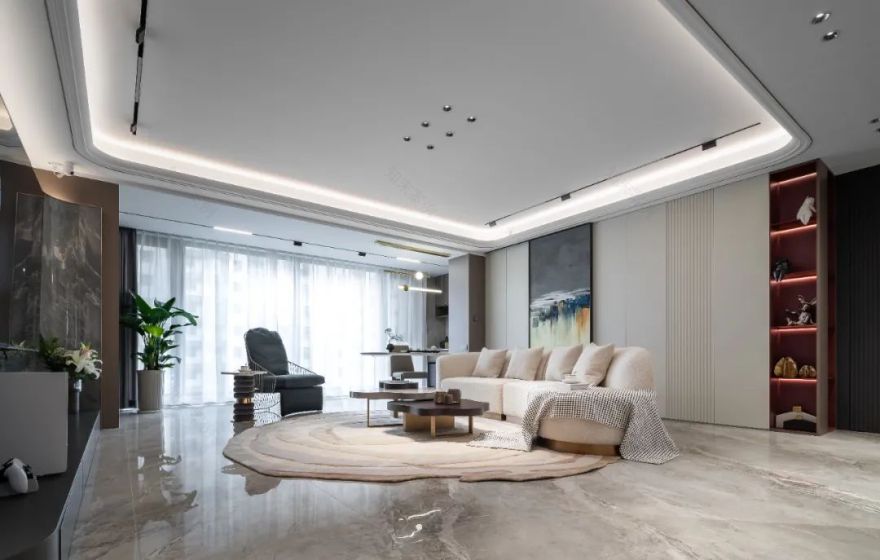 现代轻奢私宅丨中国洛阳丨蓦然设计工作室-1