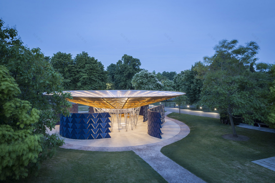 蛇形展厅2017,伦敦 / Kéré Architecture-76