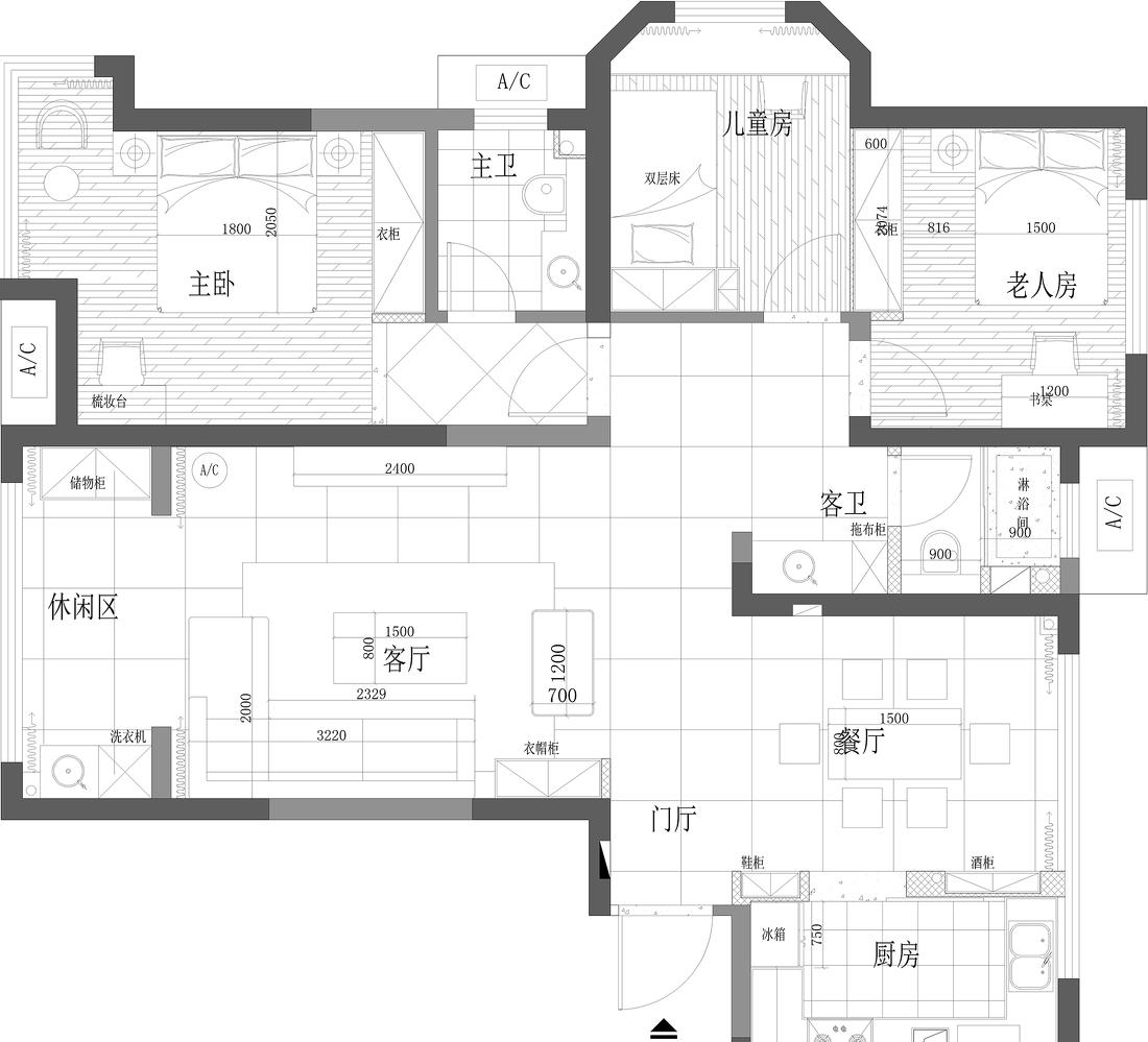 
简约原本之美《洛阳棕榈泉某住宅》 -0
