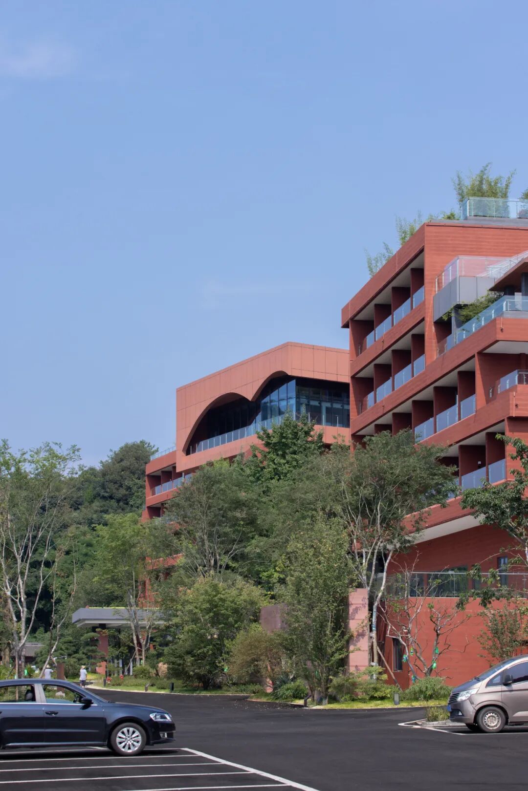 红砂岩建筑，丹棱老峨山居度假酒店-27