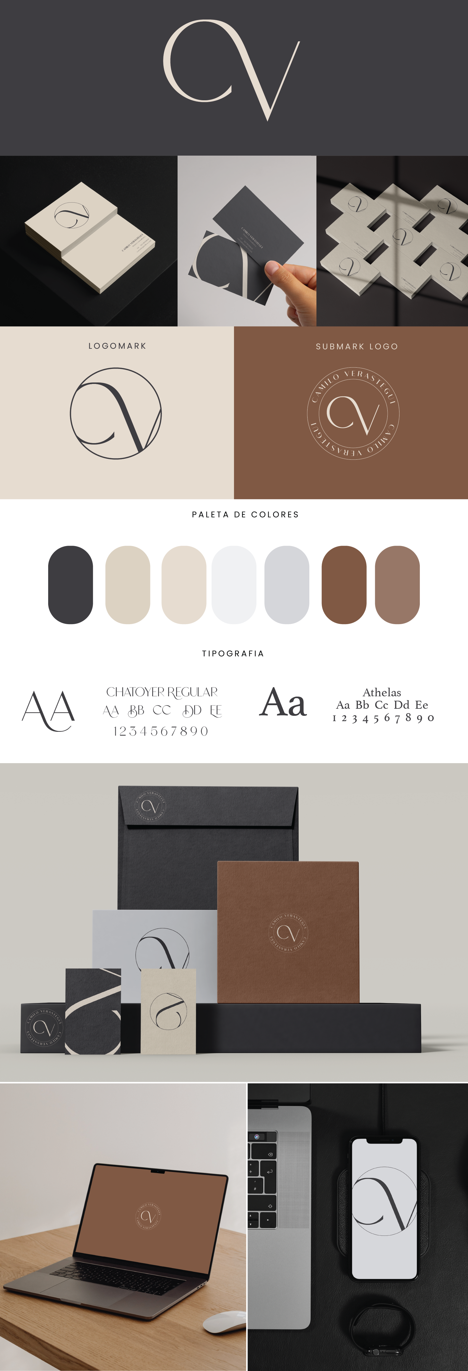 CV 金融咨询公司品牌标识设计-8