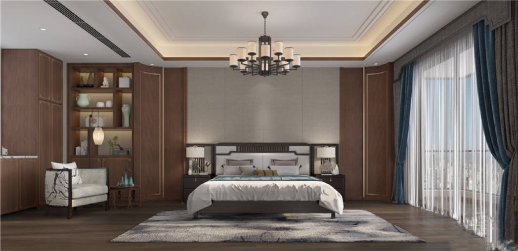 新中式·300 平米常州得园别墅装修案例丨中国常州-8