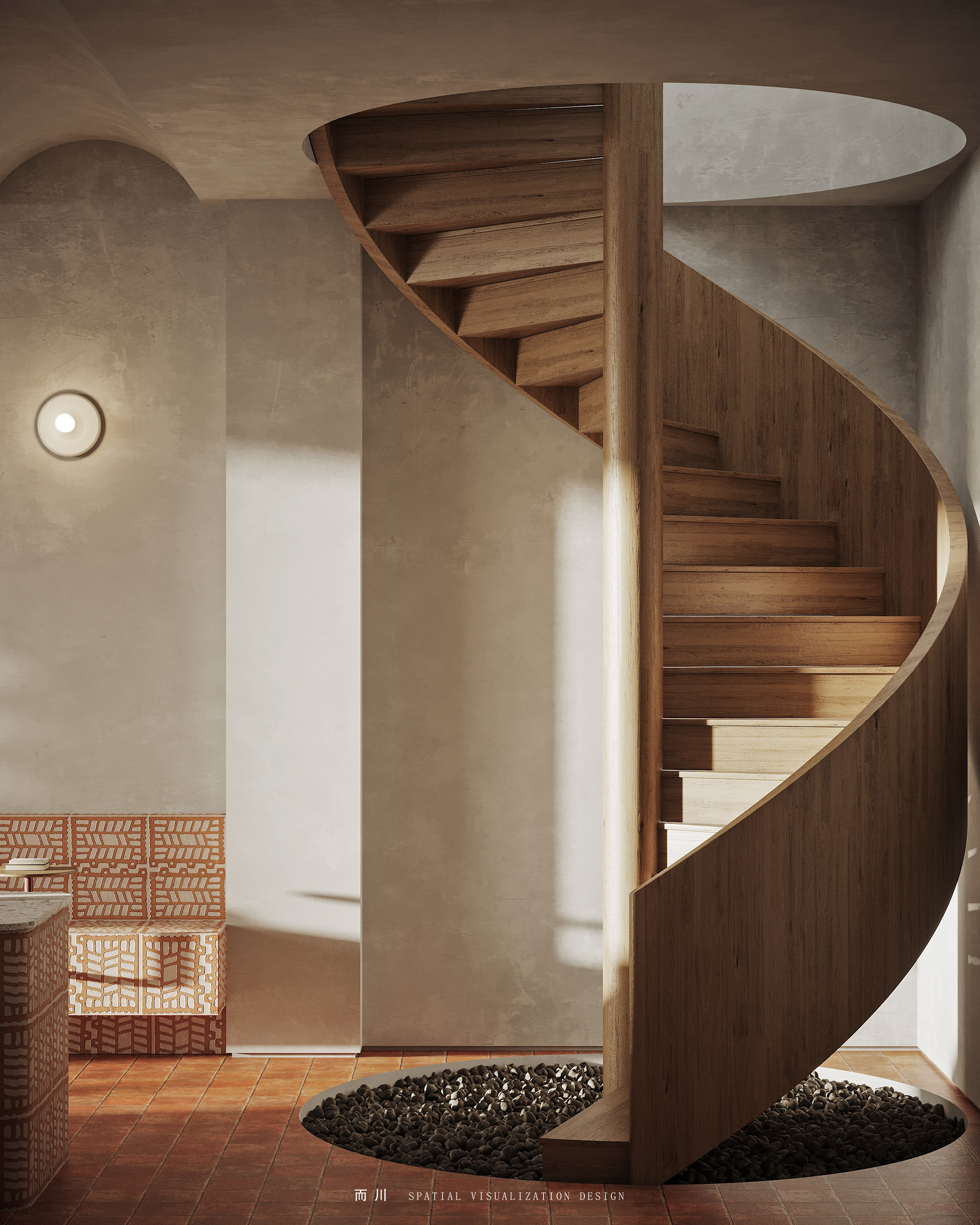 自然之美,侘寂民宿设计丨而川空间可视化工作室-25