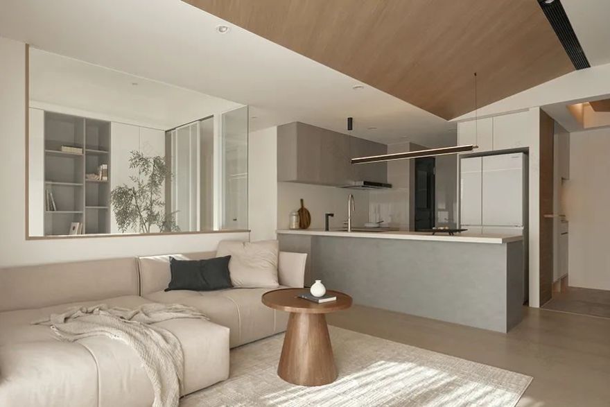 八宝空间美学之斜韵流转 暖木清居丨八宝设计团队-10