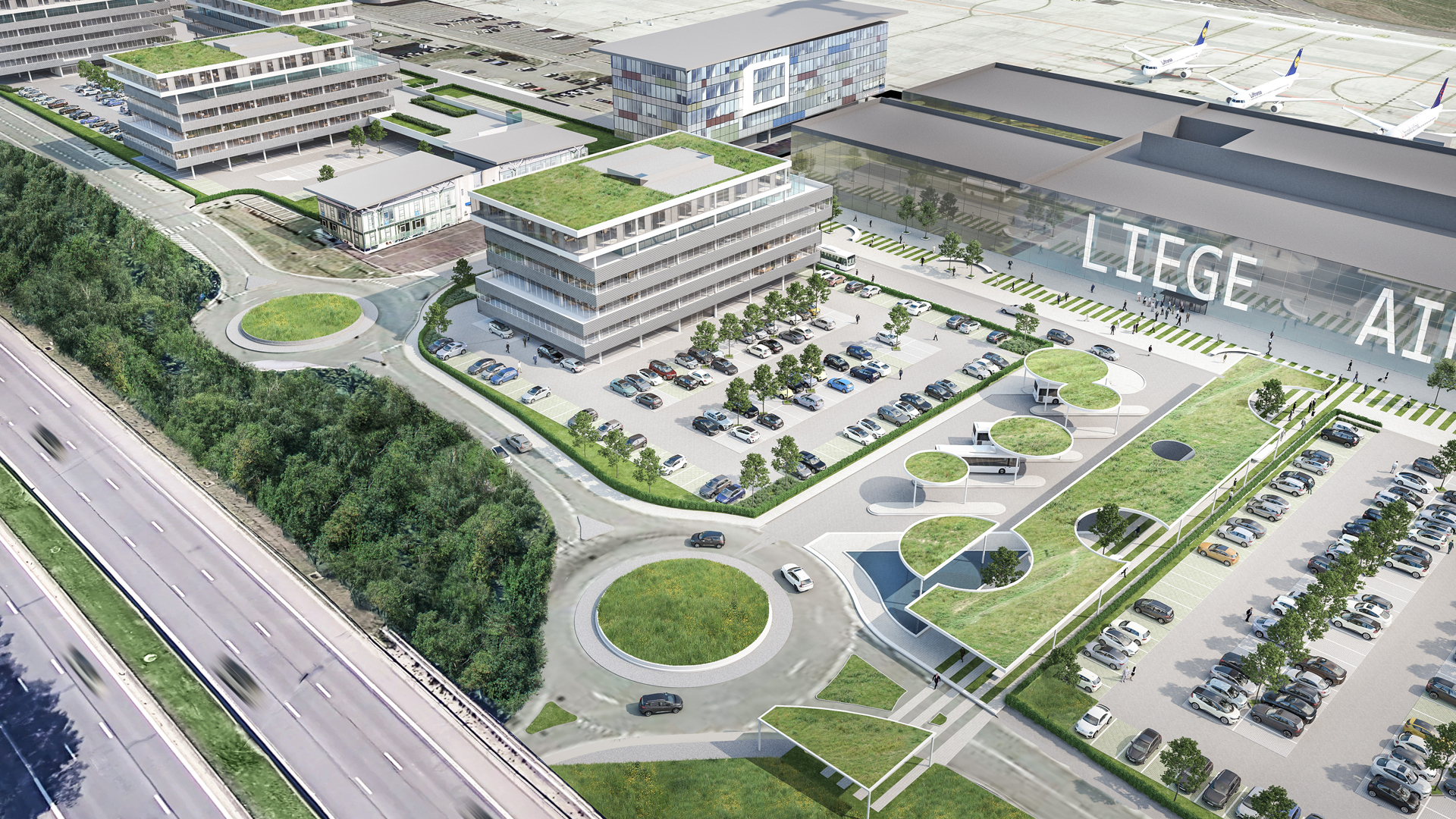 比利时列日机场概念设计-5