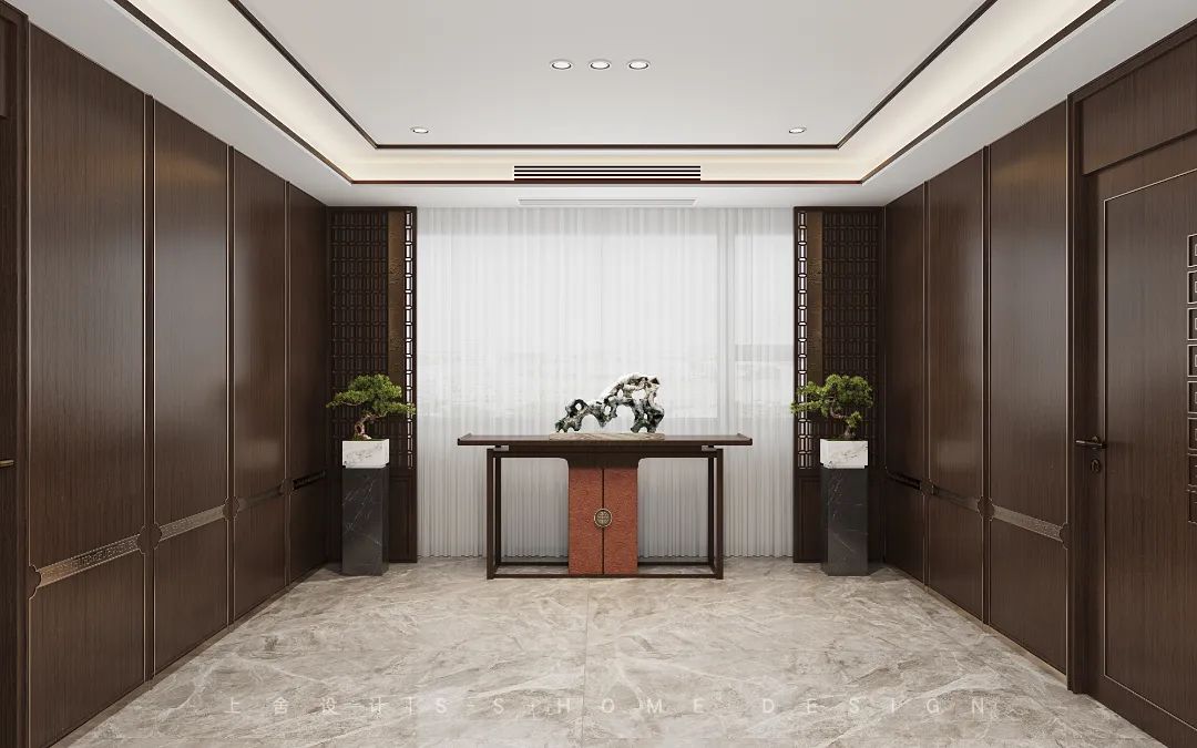 华西城上舍设计新中式别墅-25