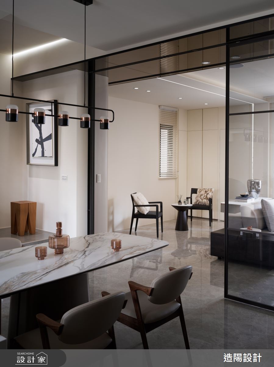 造陽·霽景重陽·現代風·85坪設計案例丨造陽設計-4