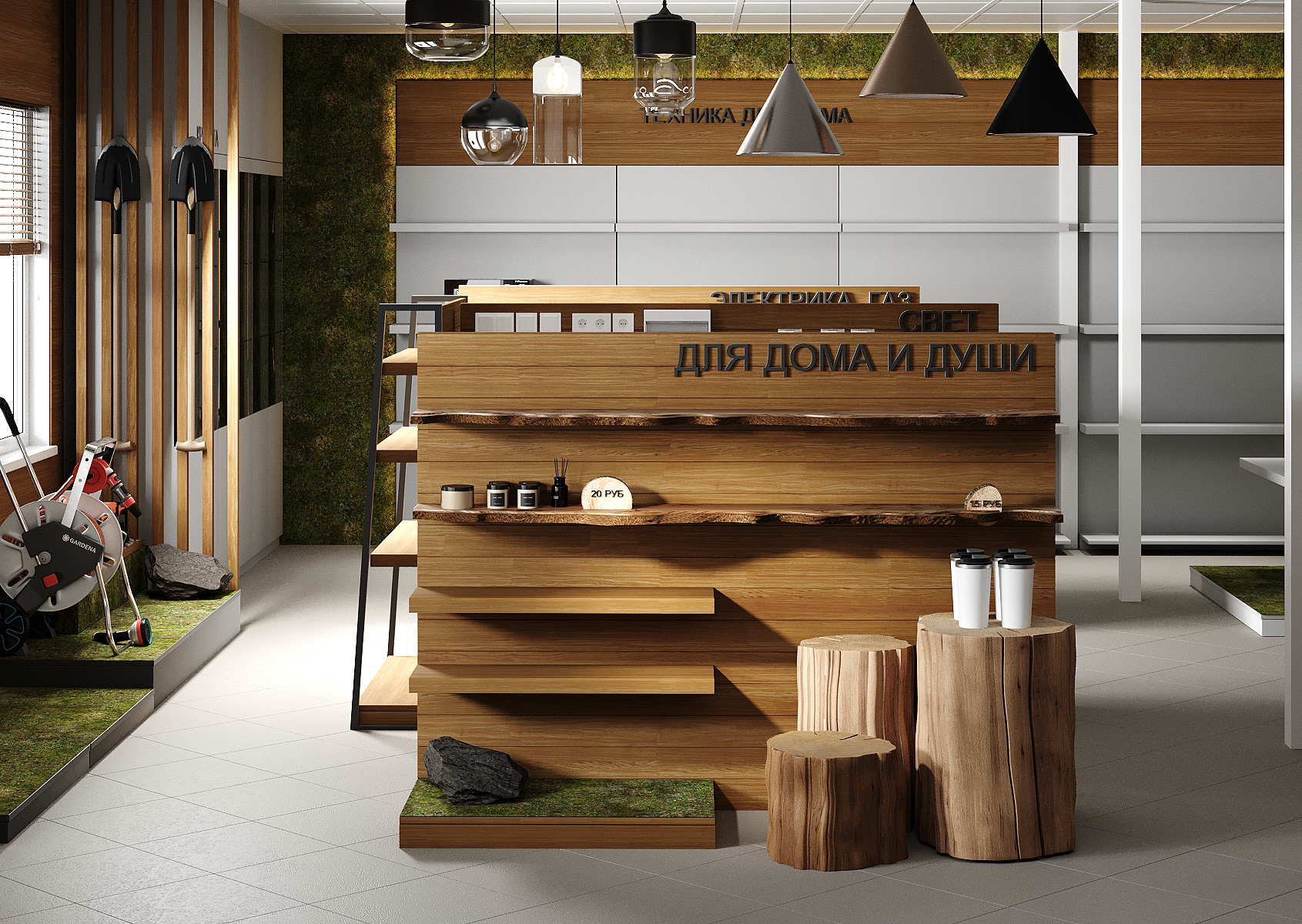 卢班电气商店室内设计丨白俄罗斯-20