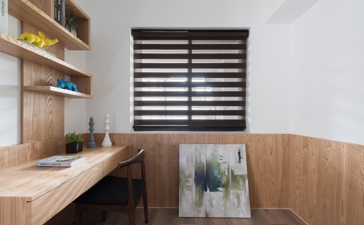 115m²三室单身宅  知域设计-7