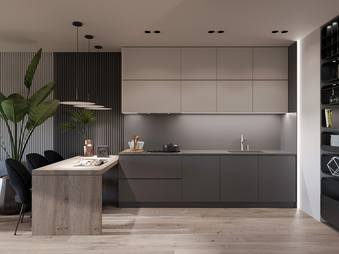 开放式 小户型一居设计-9