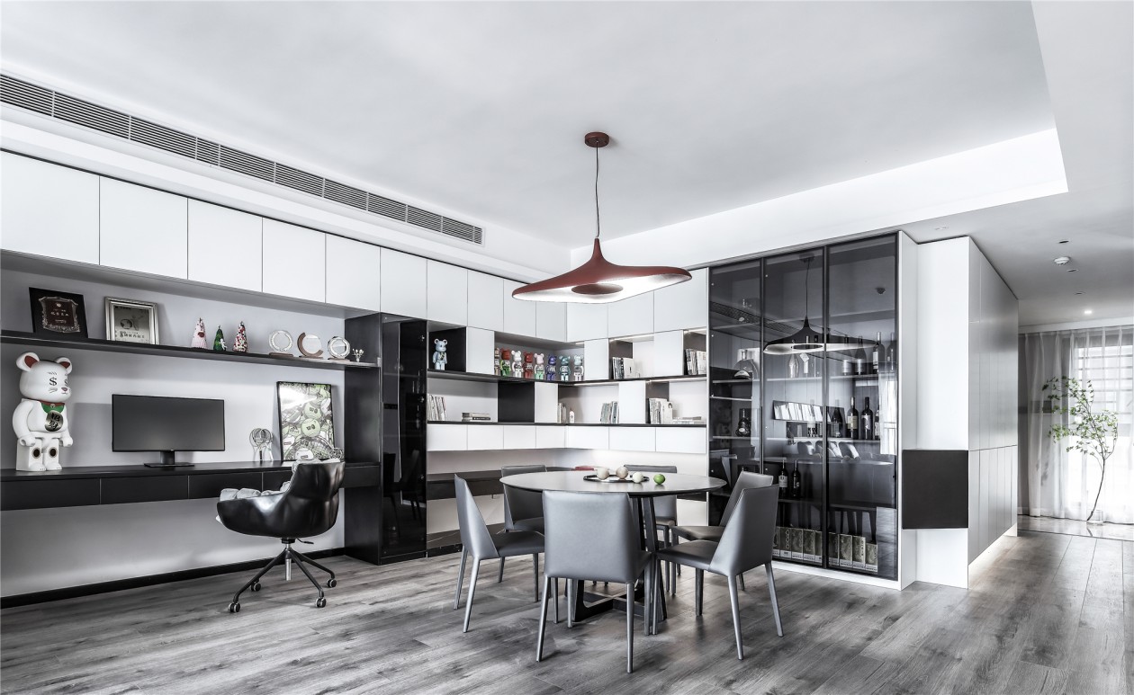 深圳 150 平现代简约家居，品质生活与艺术氛围的完美融合-34