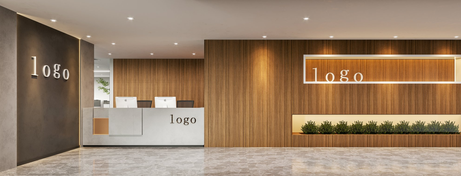 明暗交汇的高级感办公空间-8