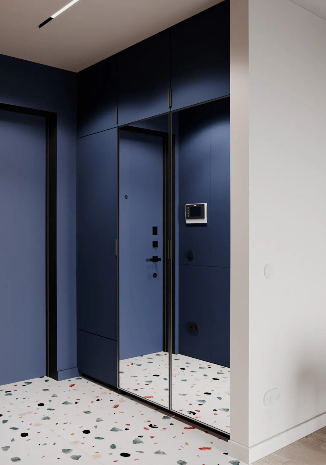 86㎡二居室公寓设计丨意大利丨意大利室内设计师Valeria Mahu-47