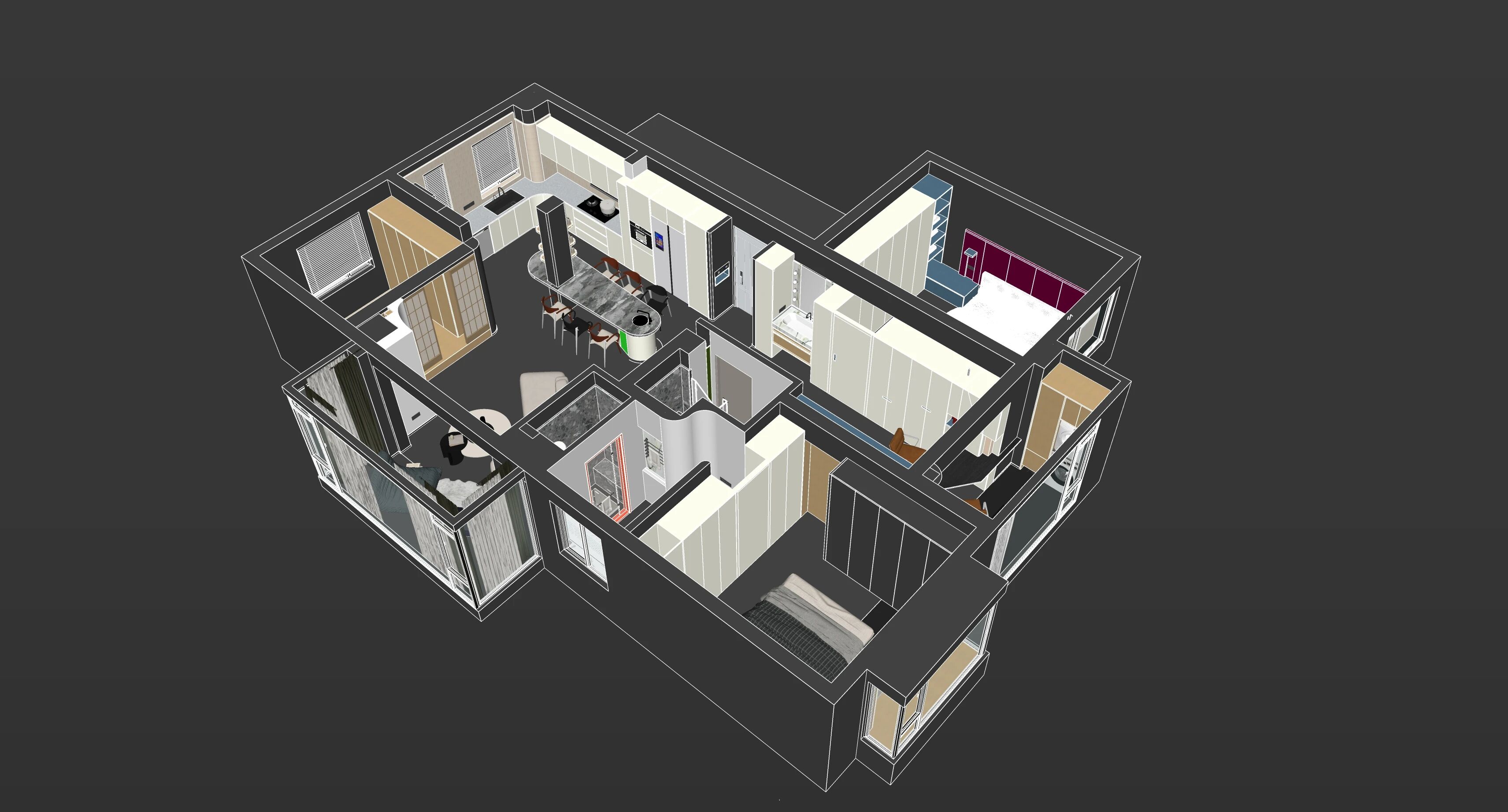 平层丨芥弥·Dai设计工作室-8